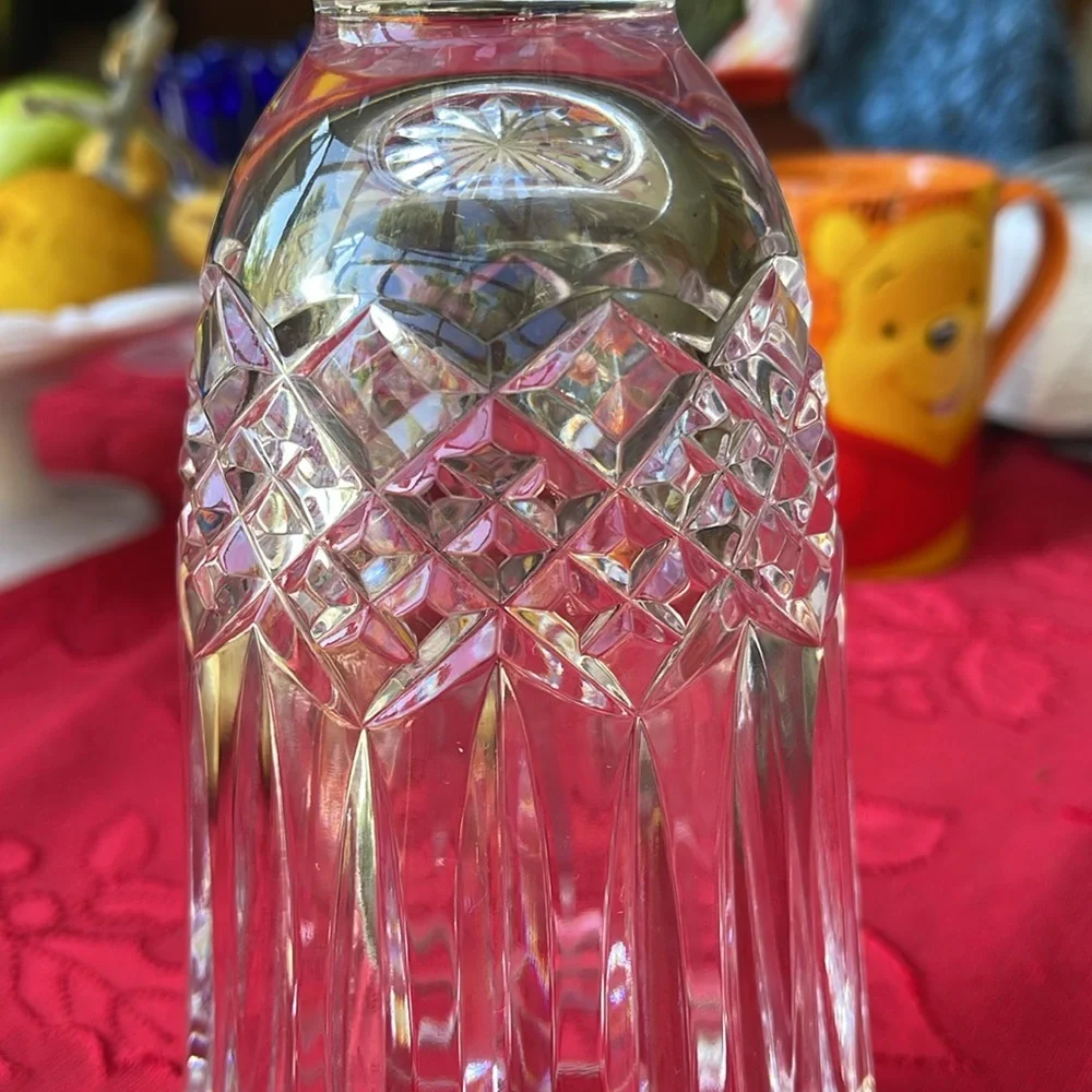 Waterford Crystal Starburst Footed Vase 8”
